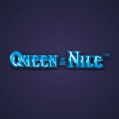 Queen of the Nile pokie by Aristocrat: title logo